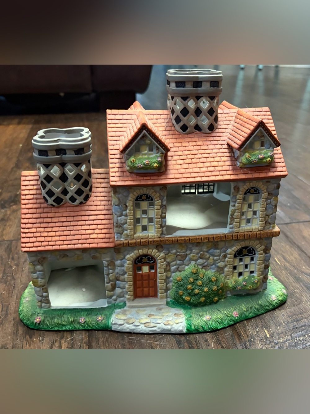 PartyLite Olde World Village #3 Bristol House Retired - Picture 5 of 16